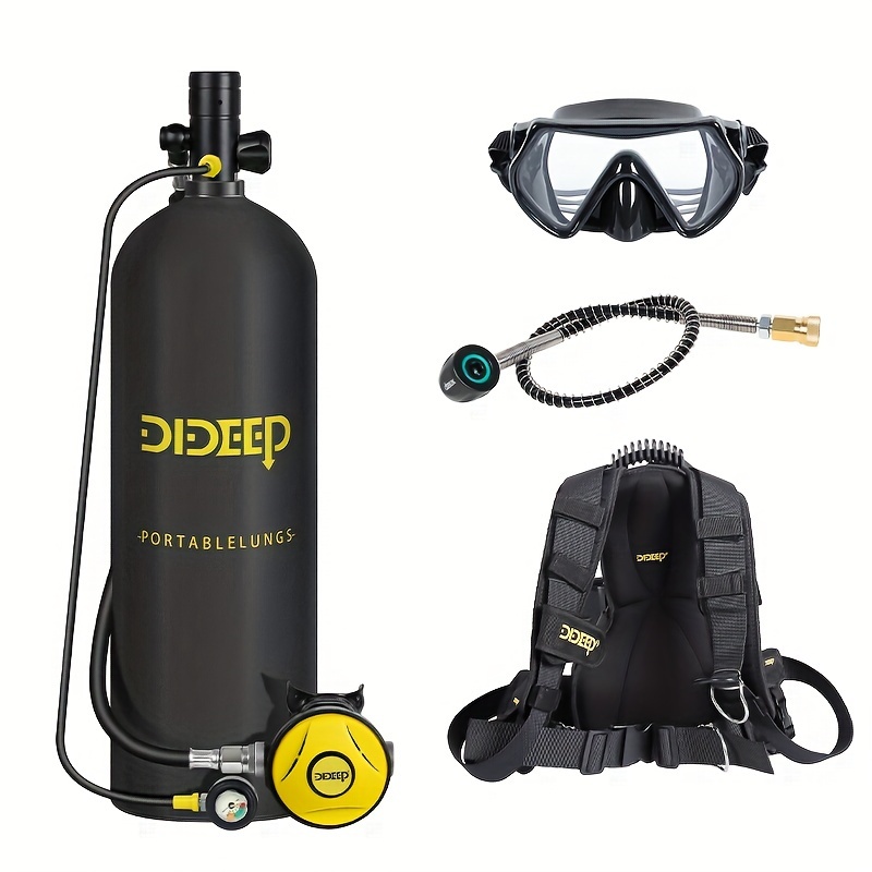 Aquatic Diving - DİDEEP 4L Mini Tüplü Dalış Seti,