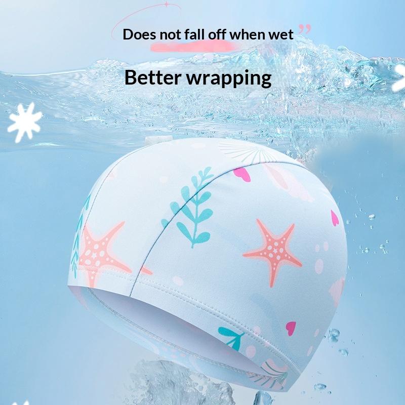 Aquatic Sports Hat - Çocuk Karikatür Yüzme Şapkası Yüksek Esneklik