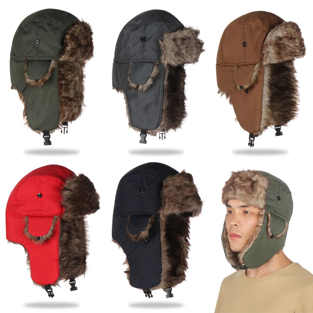 Aquatic Sports Hat - Erkek Kışlık Aviatör Şapkası Kulaklıklı Sıcak