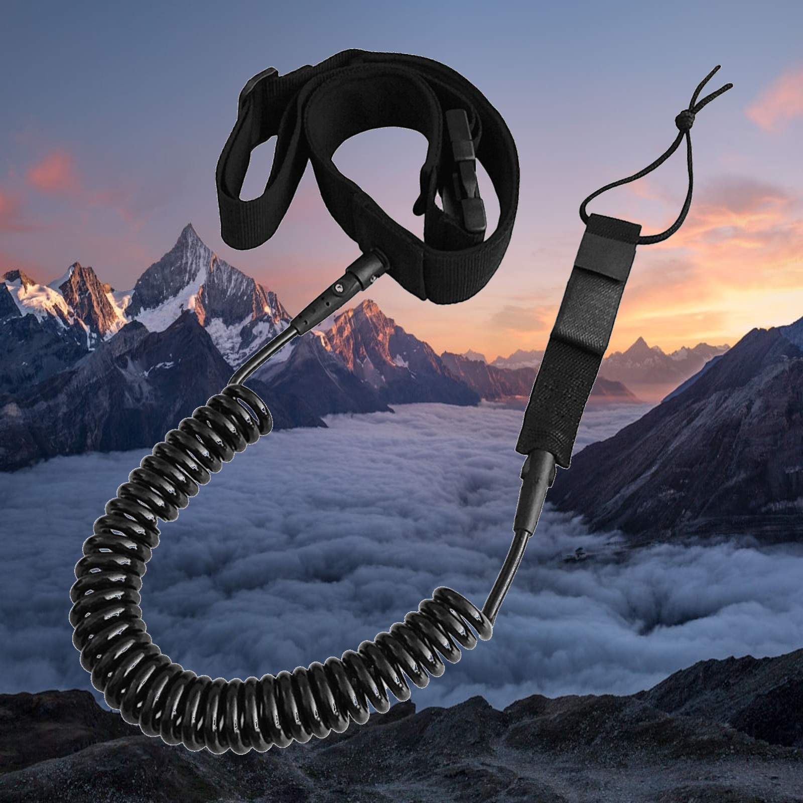 Stand Up Paddle Leash - Spiral SUP İp Askısı Dayanıklı TPU