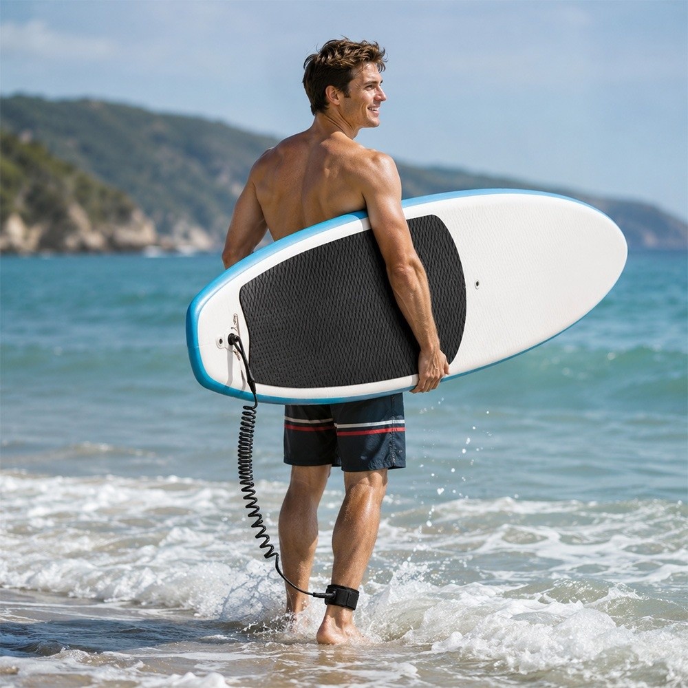Stand Up Paddle Leash - Yüksek Kaliteli 5mm/10ft Sörf Tahtası İpçüsü