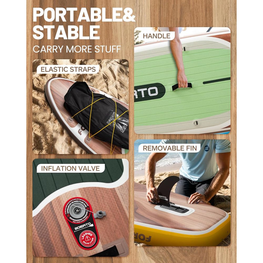 Geniş Stand Up Paddle Board 10 - Stand Up Paddle Leash incelemesi ve fiyatı