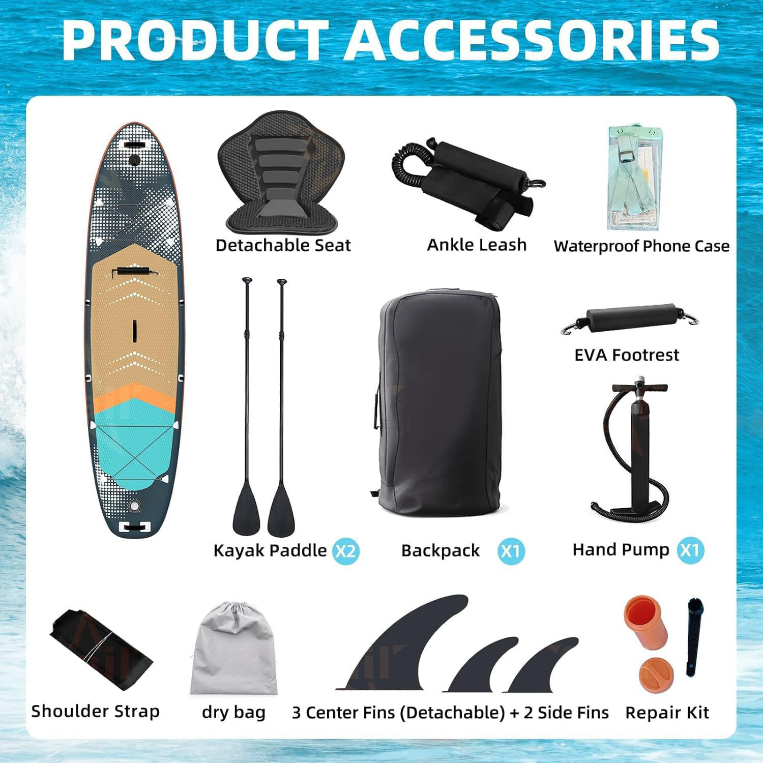 Çok Amaçlı Şişme Stand Up Padd - Stand Up Paddle Leash incelemesi ve fiyatı