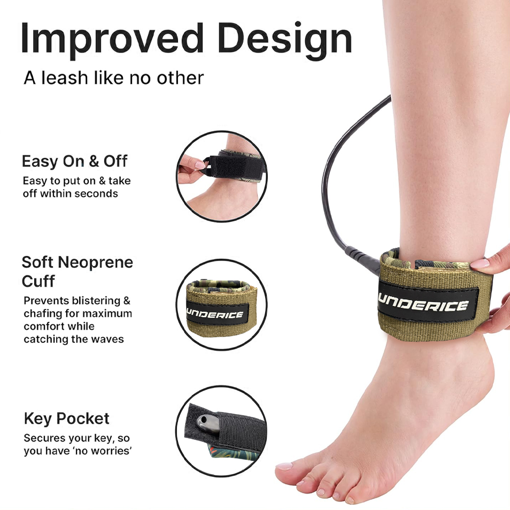UICE Sörf Tahtası Kayışı 6-9ft - Stand Up Paddle Leash incelemesi ve fiyatı